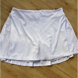 NWT Nike Golf Skort White XL Women's Laser Cut $90 MSRP Dri-fit